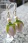 Preview: ROSENDUFT romantische Ohrringe Rosenduft rosa hell