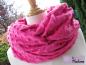 Preview: XXL-pinke-Punkte-Loop-kuscheliger-Loopschal-Schal