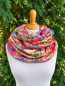 Preview: Loop-Schal mit Mandala-Motiv farbenfroh/bunt