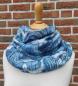 Preview: WAVES traumhafter leichter Schal mit Wellenmotiv aus Musselin