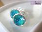 Preview: MYSTIC CORNFLOWER blau glitzernde Ohrstecker Funkeltraum