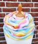 Preview: pastellREGENBOGEN Loop Schal XXL megakuschelig
