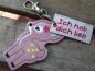 Preview: rosa Rehkitz Taschenanhänger