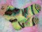 Preview: Socken 39/(40) UNIKAT handgestrickt extrakuschelig weich waschbar knallbunt