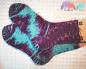 Preview: gestrickte Socken aus Wolle