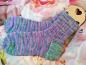 Preview: Socken (38)/39 UNIKAT handgestrickt warm waschbar pastell