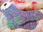 Preview: Socken (38)/39 UNIKAT handgestrickt warm waschbar pastell