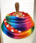 Preview: farbenfroher Regenbogen Loop-Schal