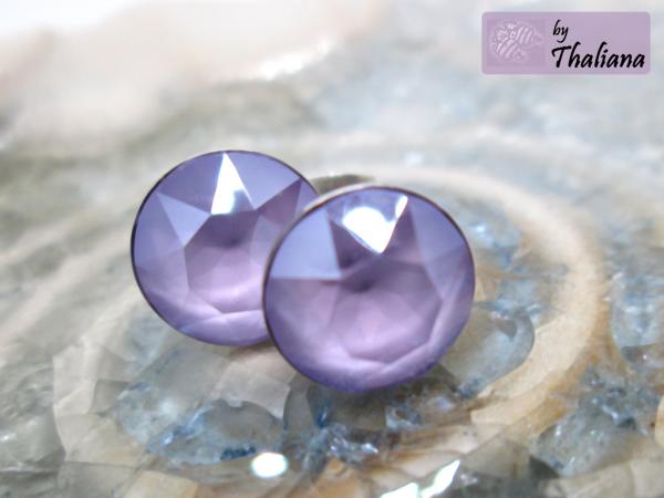 Preview: zartlila Ohrstecker LAVENDELEIS edle Stecker lila