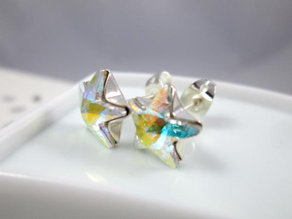 Preview: STERNENstaub Glitzer Sternohrstecker Echtsilber