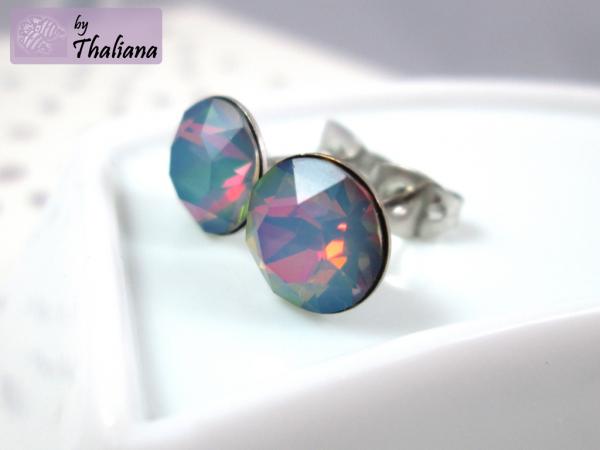 NEBELnova-Ohrstecker-hochwertig-bunt-weiss