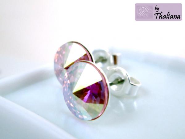 APFELBLUETE-rosa-Ohrstecker-Funkeln-pink-hochwertig