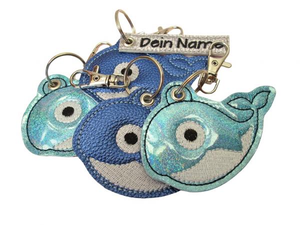 Blauwal Taschenanhänger