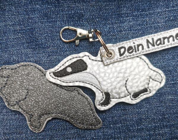 Preview: DACHS Anhänger personalisierbar mit Name