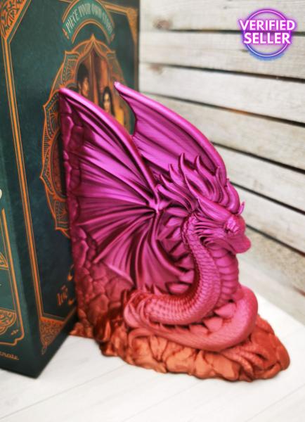 Preview: dRaGoN Drachen Buchstützen klein 2er Set Unikatset 5 - nur einmal vorhanden!