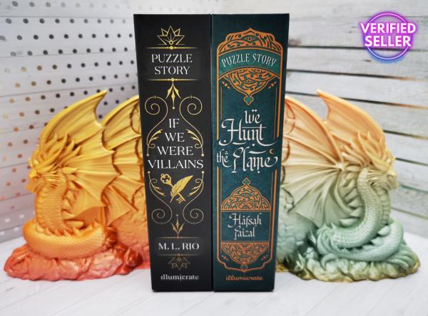 Preview: SCHNÄPPCHEN dRaGoN Drachen Buchstützen klein 2er Set Unikatset 2 - nur einmal vorhanden!