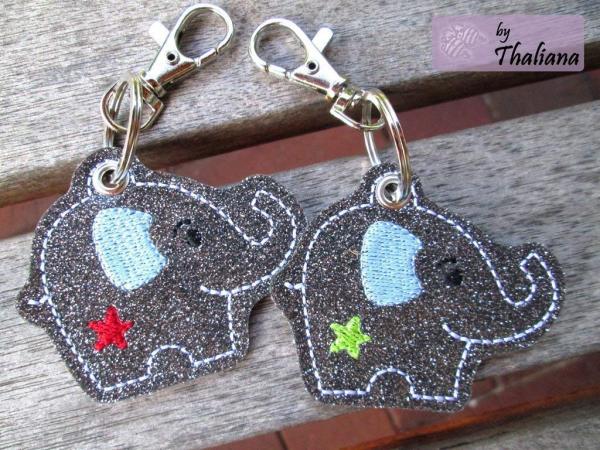 Taschenanhänger Elefant