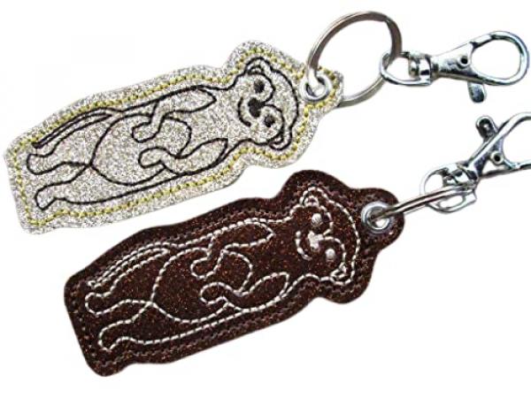 Erdmännchen Schlüsselanhänger / Taschenanhänger personalisierbar mit Name