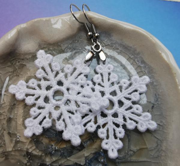SNOWFLAKES romantische Ohrringe Schneeflocken Weihnachten Winter