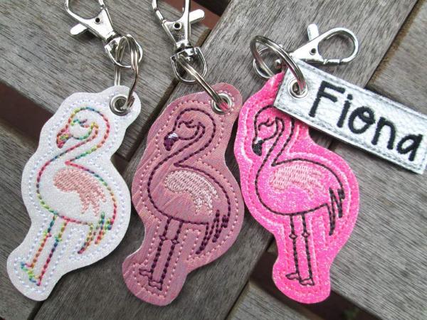 Flamingo-Schlüsselanhänger