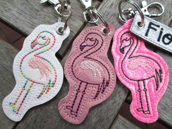 Preview: Flamingo-Taschenanhänger