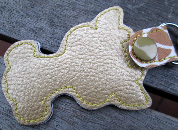 Preview: GIRAFFE süßer Giraffen-Schlüsselanhänger / Taschenanhänger