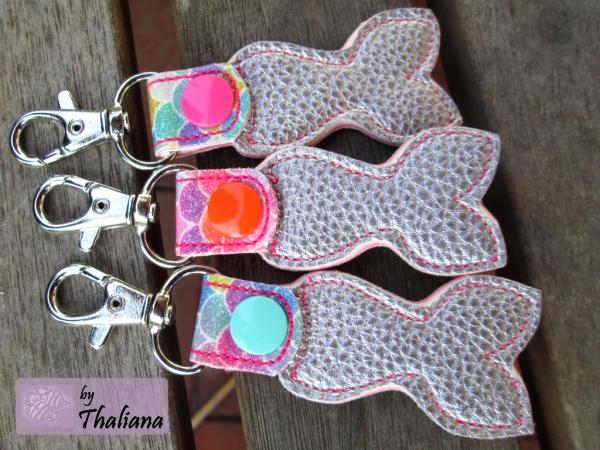 Meerjungfrau glitzernder Taschenanhänger Schlüsselanhänger