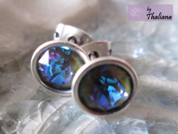 blau-violett-ZWIELICHT-lila-glitzernde-Ohrstecker