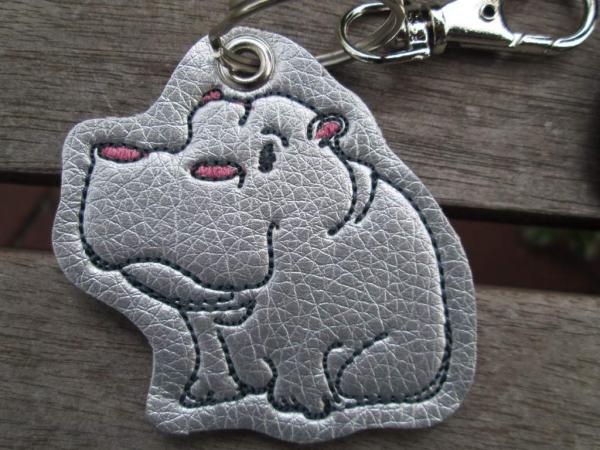 Preview: Nilpferd-Taschenanhänger