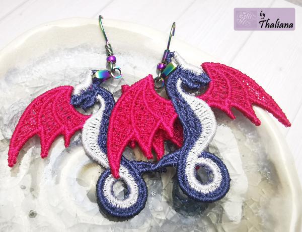 Preview: dRaGoN ausgefallene Ohrringe superleicht!