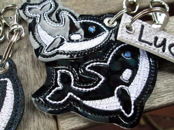 Preview: Taschenanhänger Orca-Wal