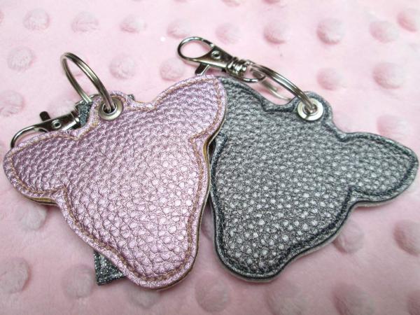 Preview: Rückseite der Reh-Schlüsselanhänger