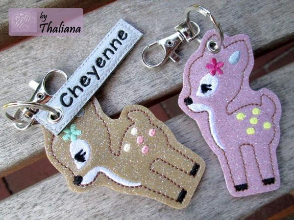 Preview: Rehkitz-Taschenanhänger