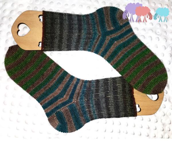 Preview: gestrickte Socken aus Wolle