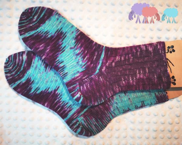 Preview: gestrickte Socken aus Wolle