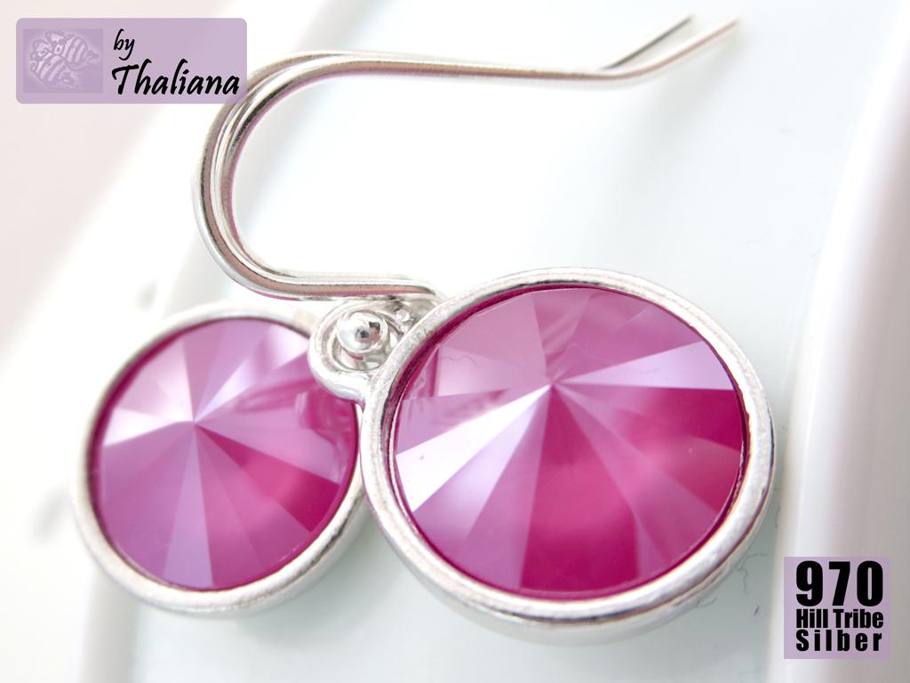 Ohrhänger-KUEHLE-KIRSCHE-pinke-Ohrringe-aus-Silber