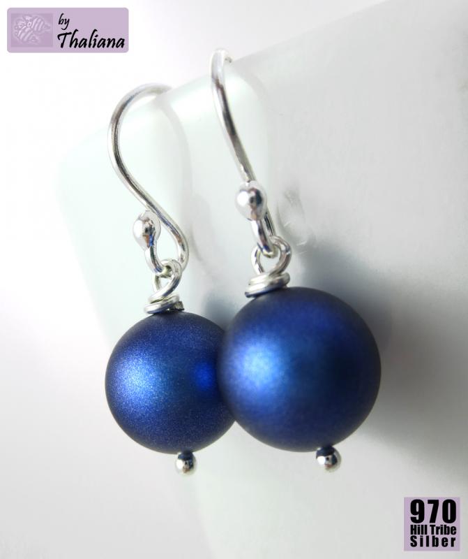 NIGHTSKY edle Ohrringe aus ECHTsilber Just Pearls