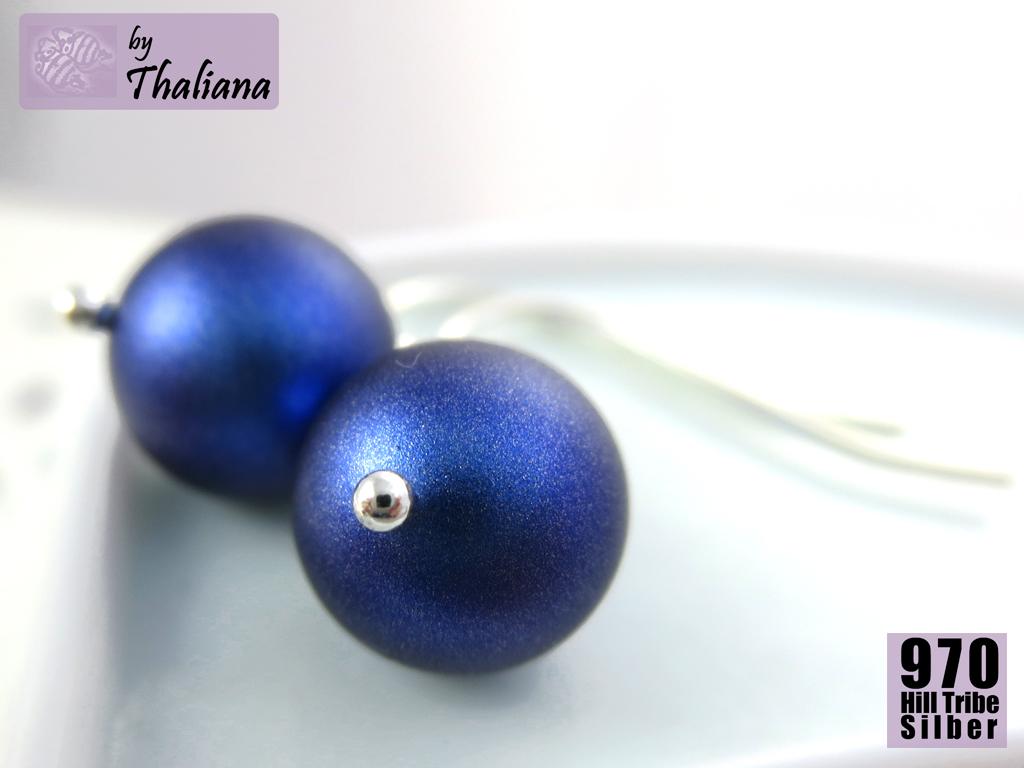 NIGHTSKY edle Ohrringe aus ECHTsilber Just Pearls