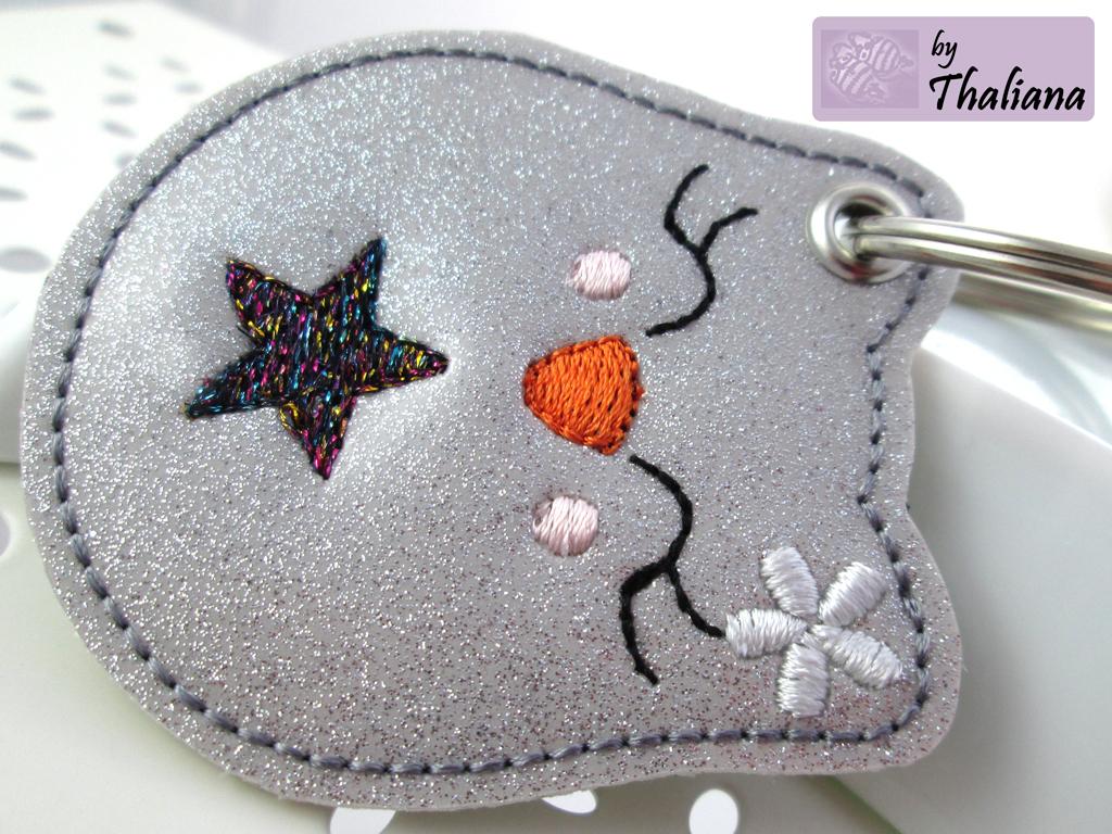 SCHNEEeule Eule Schlüsselanhänger Taschenbaumler