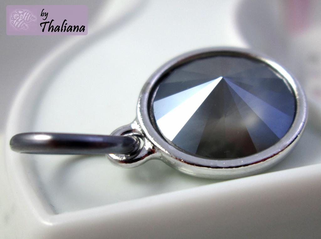 Ohrhänger KÜHLES GRAU graue Ohrringe aus Silber