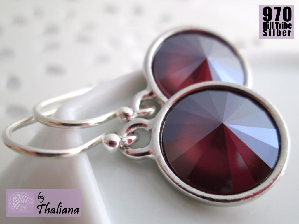 Ohrhänger-MAHAGONI-rotbraune-Ohrringe-aus-Silber