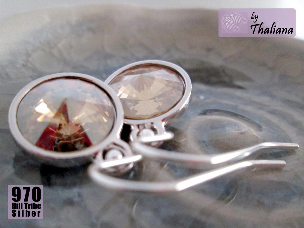 WANDERDÜNE sandfarbene Ohrringe Funkeln sand beige