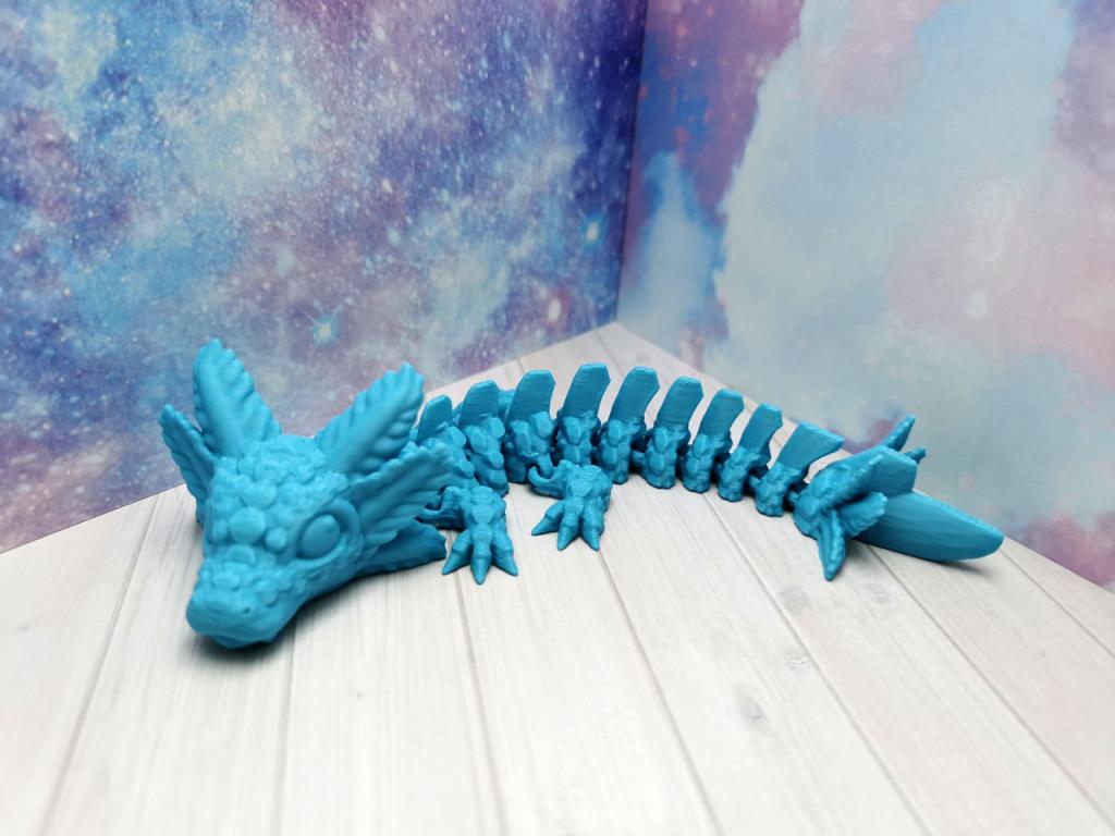 AXONAX - blauer großer Axolotl-Drache