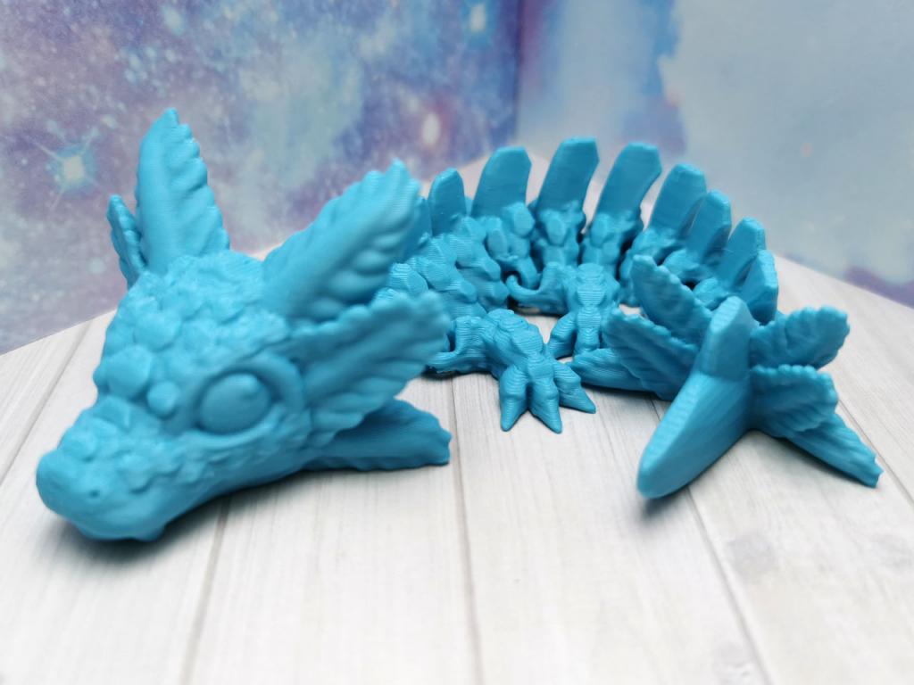 Blue AXONIS - Axolotl-Drache
