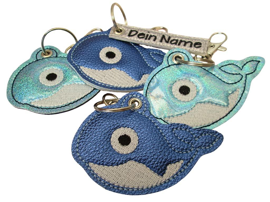 Blauwal Schlüsselanhänger/Taschenanhänger