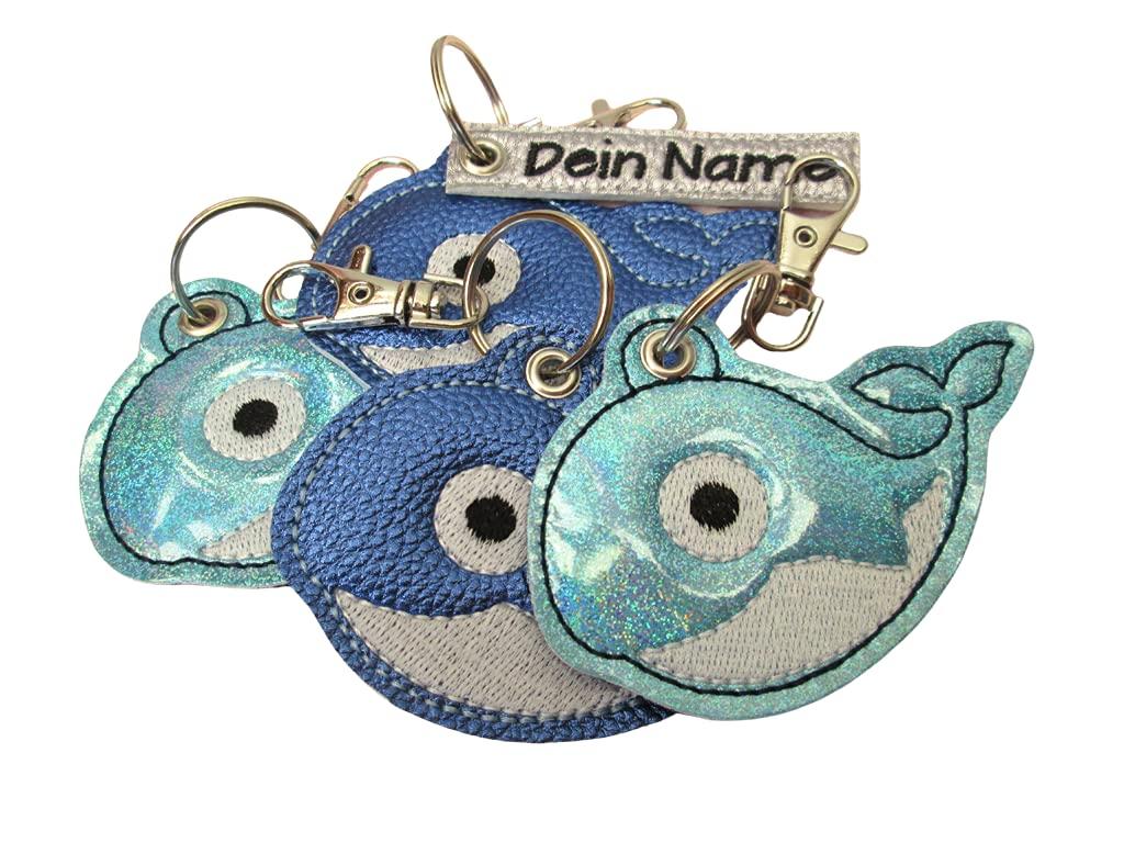 Blauwal Taschenanhänger