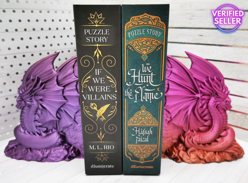 dRaGoN Drachen Buchstützen klein 2er Set Unikatset 5 - nur einmal vorhanden!