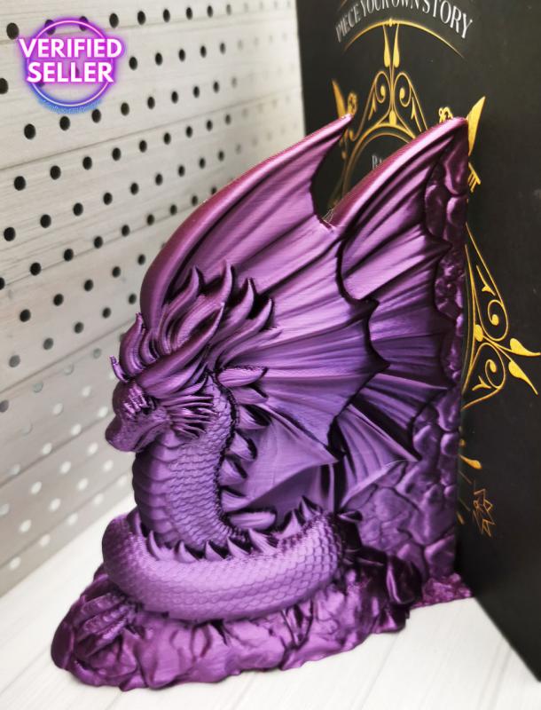 dRaGoN Drachen Buchstützen klein 2er Set Unikatset 5 - nur einmal vorhanden!