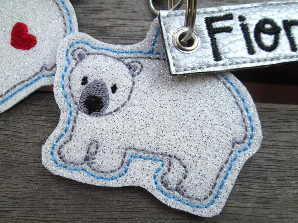 Eisbär-Taschenanhänger