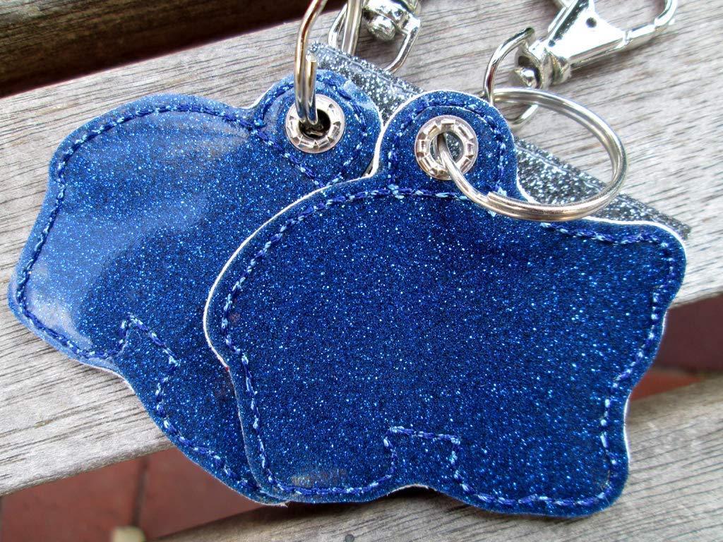 Rückseite der Eisbär-Schlüsselanhänger